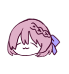 あかげみつあみのしゃしんかこう（個別スタンプ：6）