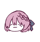 あかげみつあみのしゃしんかこう（個別スタンプ：7）