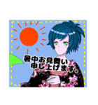 猫耳パーカー女子の日常『夏』スタンプ（個別スタンプ：19）