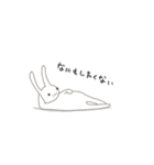 本音で生きるウサギ【日本版】（個別スタンプ：5）