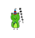 カエルスタンプ1（個別スタンプ：6）