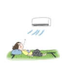 女子の夏遊び（個別スタンプ：6）