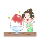 女子の夏遊び（個別スタンプ：9）