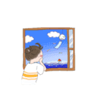 女子の夏遊び（個別スタンプ：15）