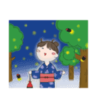 女子の夏遊び（個別スタンプ：16）