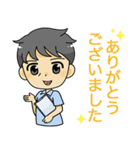 言語聴覚士・認定補聴器技能者のスタンプ（個別スタンプ：10）