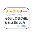 大げさレビュー風スタンプ 1（個別スタンプ：14）