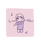 むずかしいおんなのこ（個別スタンプ：10）