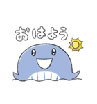 使いやすい！かわいいクジラのスタンプ♪（個別スタンプ：23）