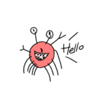 ゆかいなカニしゃん。（個別スタンプ：2）