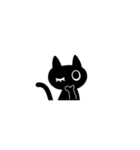 暗黒猫（省スペース熊本弁）（個別スタンプ：15）