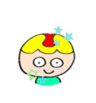 面白い！オムライス君スタンプ（個別スタンプ：1）