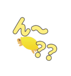 フルーツかめン（よく使う言葉）3/でか文字（個別スタンプ：18）