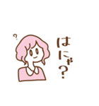 スタンプ日記(女の子)（個別スタンプ：4）