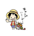 ONE PIECE キャンプ行こうぜスタンプ（個別スタンプ：1）