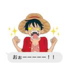 【ONE PIECE】フキダシ＆フレームのスタンプ（個別スタンプ：27）