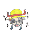 ONE PIECE-麦わら帽子かぶってみたよ-（個別スタンプ：12）
