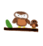 フクロウの福福スタンプ（個別スタンプ：6）
