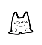 いい感じの顔してる猫スタンプと混ぜたよ（個別スタンプ：8）
