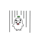 白もぐらの子（個別スタンプ：2）