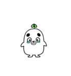 白もぐらの子（個別スタンプ：10）
