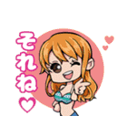 ちみっとONE PIECEガールズ（個別スタンプ：3）
