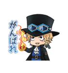 ONE PIECE 日常ミニキャラスタンプ（個別スタンプ：13）