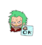 ONE PIECE私の好きキャラ（個別スタンプ：9）