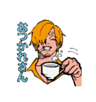 ONE PIECE【サンジ多めのスタンプ】（個別スタンプ：1）