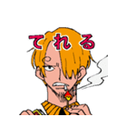 ONE PIECE【サンジ多めのスタンプ】（個別スタンプ：8）