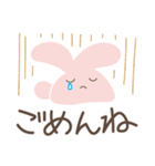 でか文字♡ラブリーバニー（個別スタンプ：35）