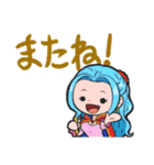 ONE PIECE 一味の手書きコメント風スタンプ（個別スタンプ：21）