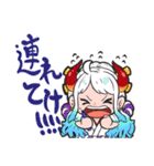 ONE PIECE 一味の手書きコメント風スタンプ（個別スタンプ：32）
