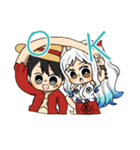 ONE  PIECEルフィとヤマトのスタンプ（個別スタンプ：4）