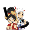 ONE  PIECEルフィとヤマトのスタンプ（個別スタンプ：8）