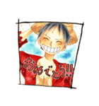 ONE  PIECEルフィとヤマトのスタンプ（個別スタンプ：9）