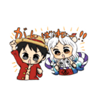 ONE  PIECEルフィとヤマトのスタンプ（個別スタンプ：11）
