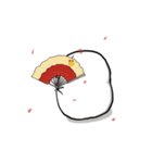 気高き文鳥ばーぶ雪さん えきぞちっく（個別スタンプ：1）