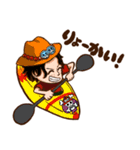 アウトドアを楽しむONE PIECE（個別スタンプ：9）