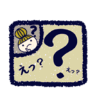 マジで使える！消しゴムはんこ風‪デカ文字（個別スタンプ：21）