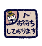 マジで使える！消しゴムはんこ風‪デカ文字（個別スタンプ：39）