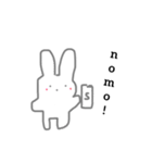 ローマ字うさぎ。（個別スタンプ：4）