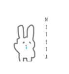 ローマ字うさぎ。（個別スタンプ：6）
