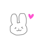 ローマ字うさぎ。（個別スタンプ：16）