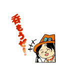 ONE PIECE  ヤマト坊ちゃんと周りの人達（個別スタンプ：10）