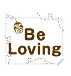 [Message sticker] Happy Bee（個別スタンプ：9）