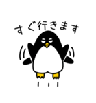 シンプルペンギンのゲーマー用スタンプ（個別スタンプ：29）