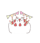 うさぎのいる日常 夏（個別スタンプ：12）