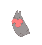 うさぎのいる日常 夏（個別スタンプ：14）
