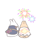 うさぎのいる日常 夏（個別スタンプ：37）